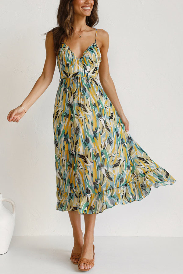 Charité – Robe midi colorée