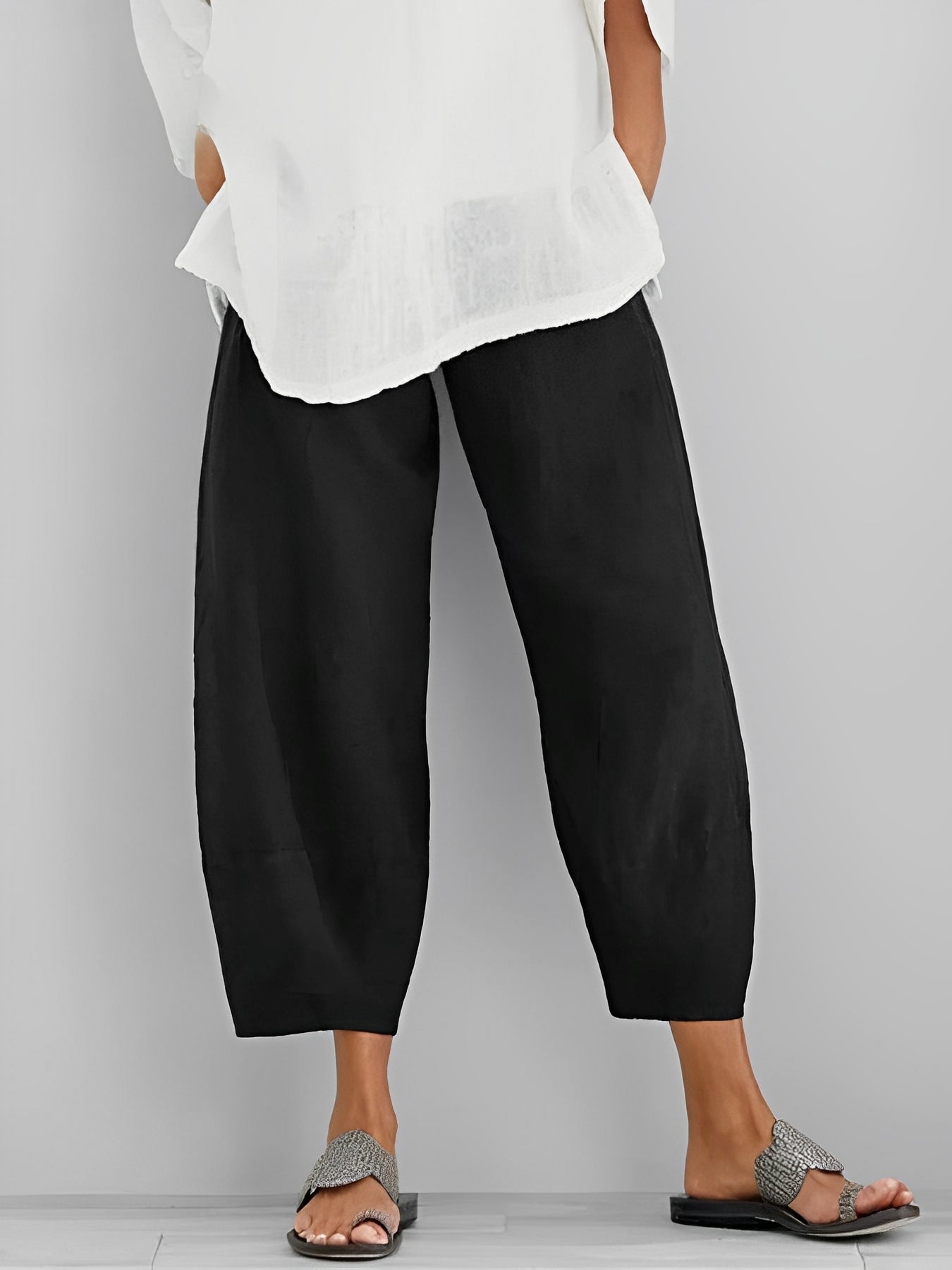 Alethea - Pantalon confortable à coupe ample pour femmes