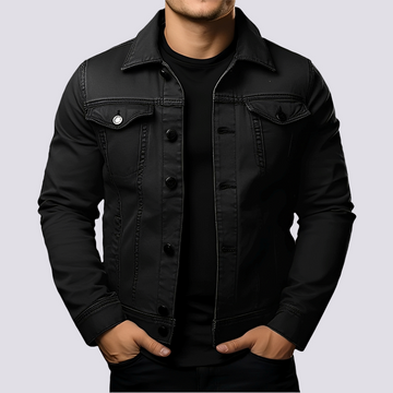 Layton - Veste en jean décontractée pour hommes