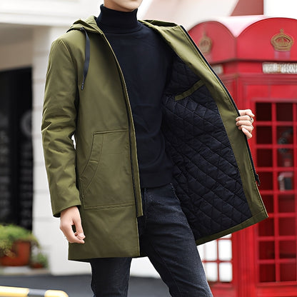 Derren - Veste légère et décontractée à capuche pour homme