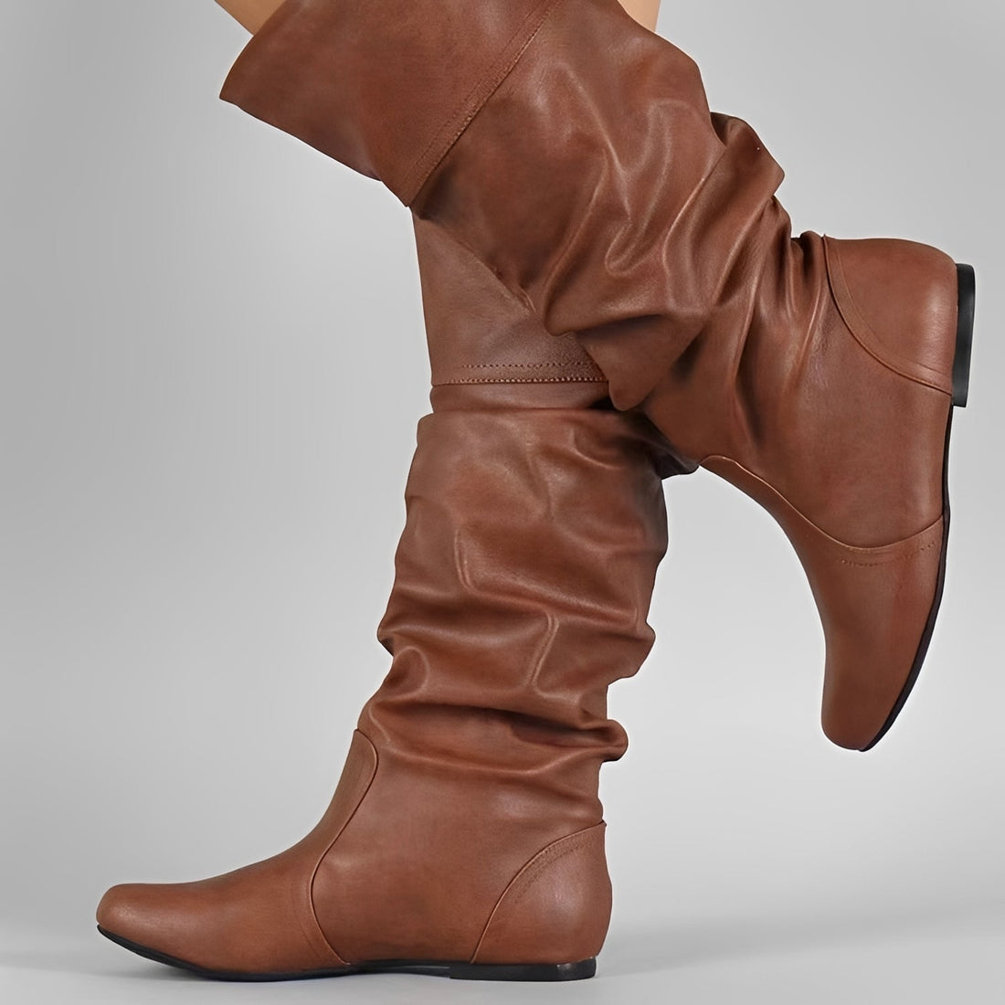 Lucia - Bottes plates faciles à enfiler