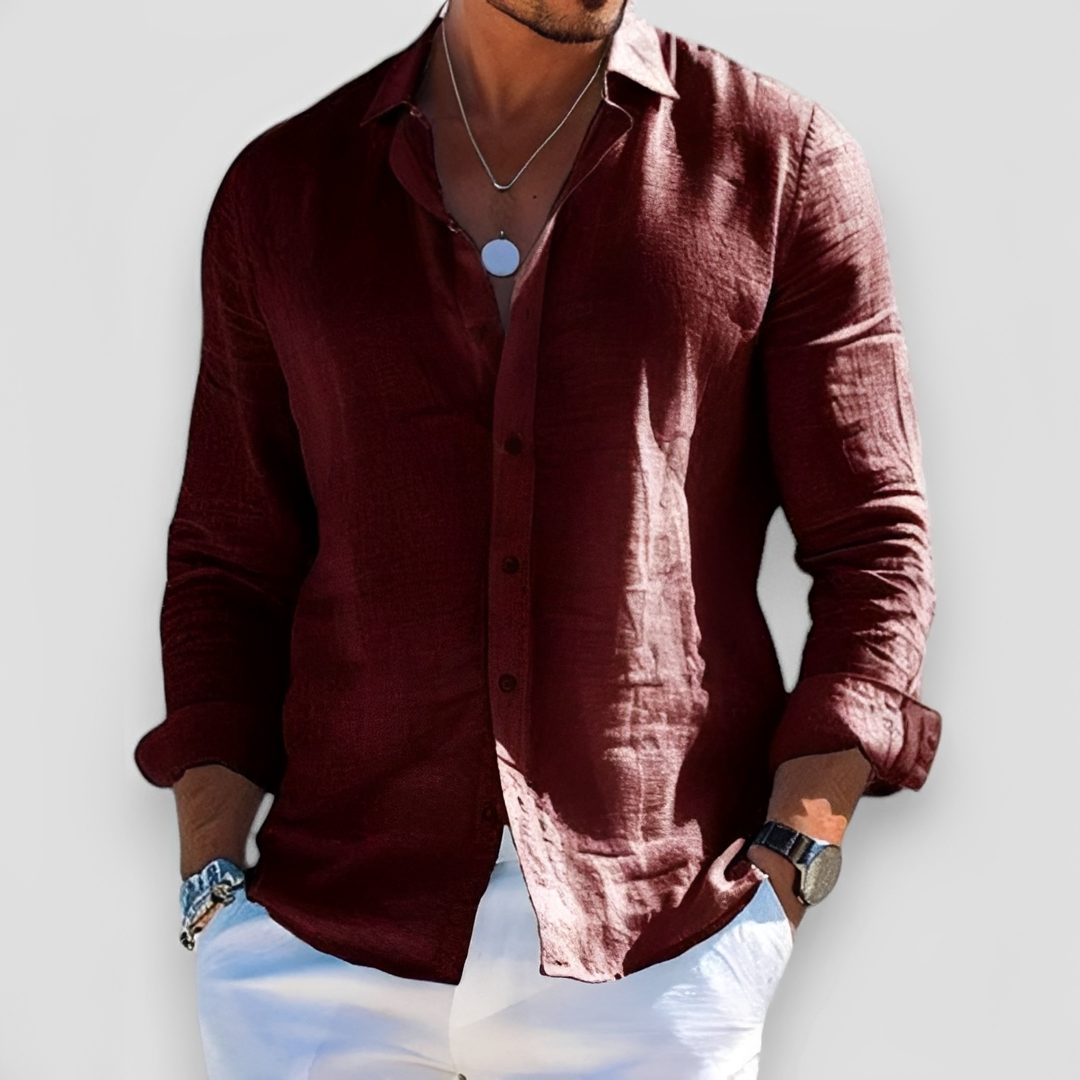 Keanu - Chemise d'été classique pour homme