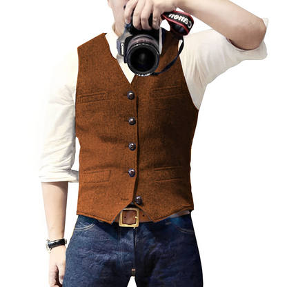 Ismaël - Stylish and Casual Autumn Vest for Men