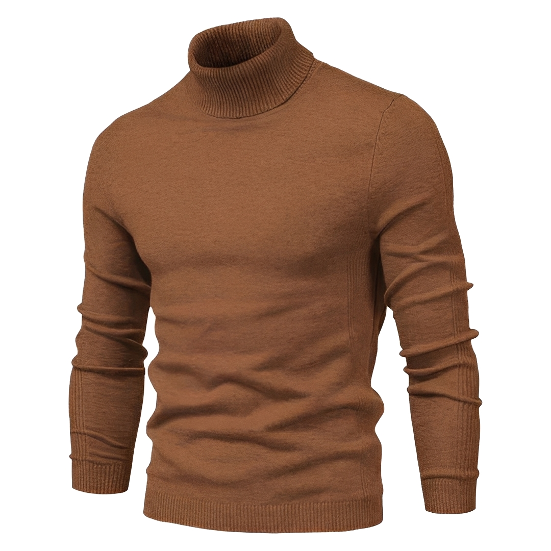 Darvin - Pull à col roulé chaud pour homme