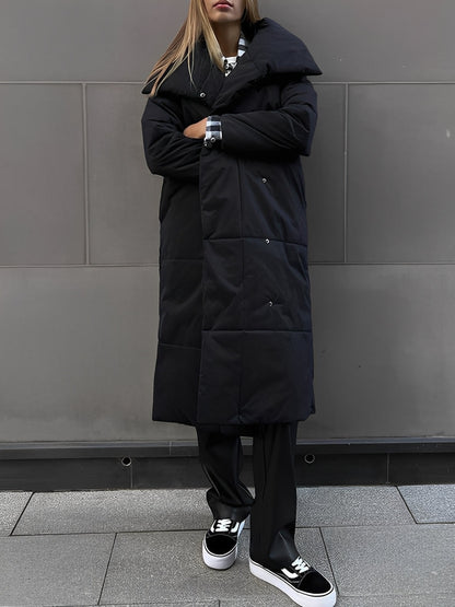 Adaline - Manteau long et chaud matelassé pour femmes