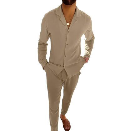 Hadrien - long-sleeved shirt and trousers for men Define