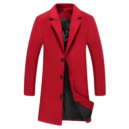 Peyton - Beau manteau d'hiver en laine pour hommes