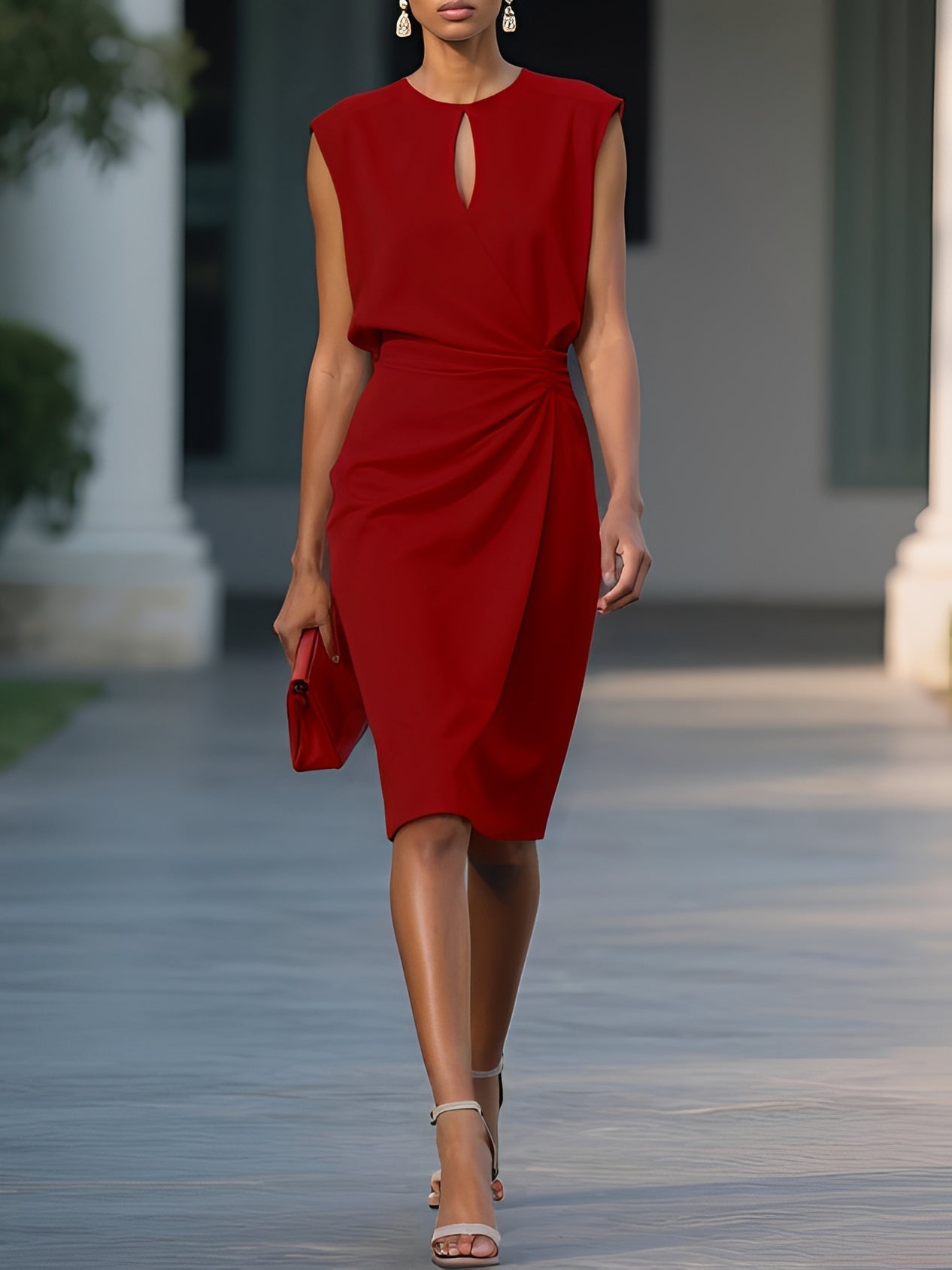 Ashley – Robe midi pour femmes – pour événements festifs