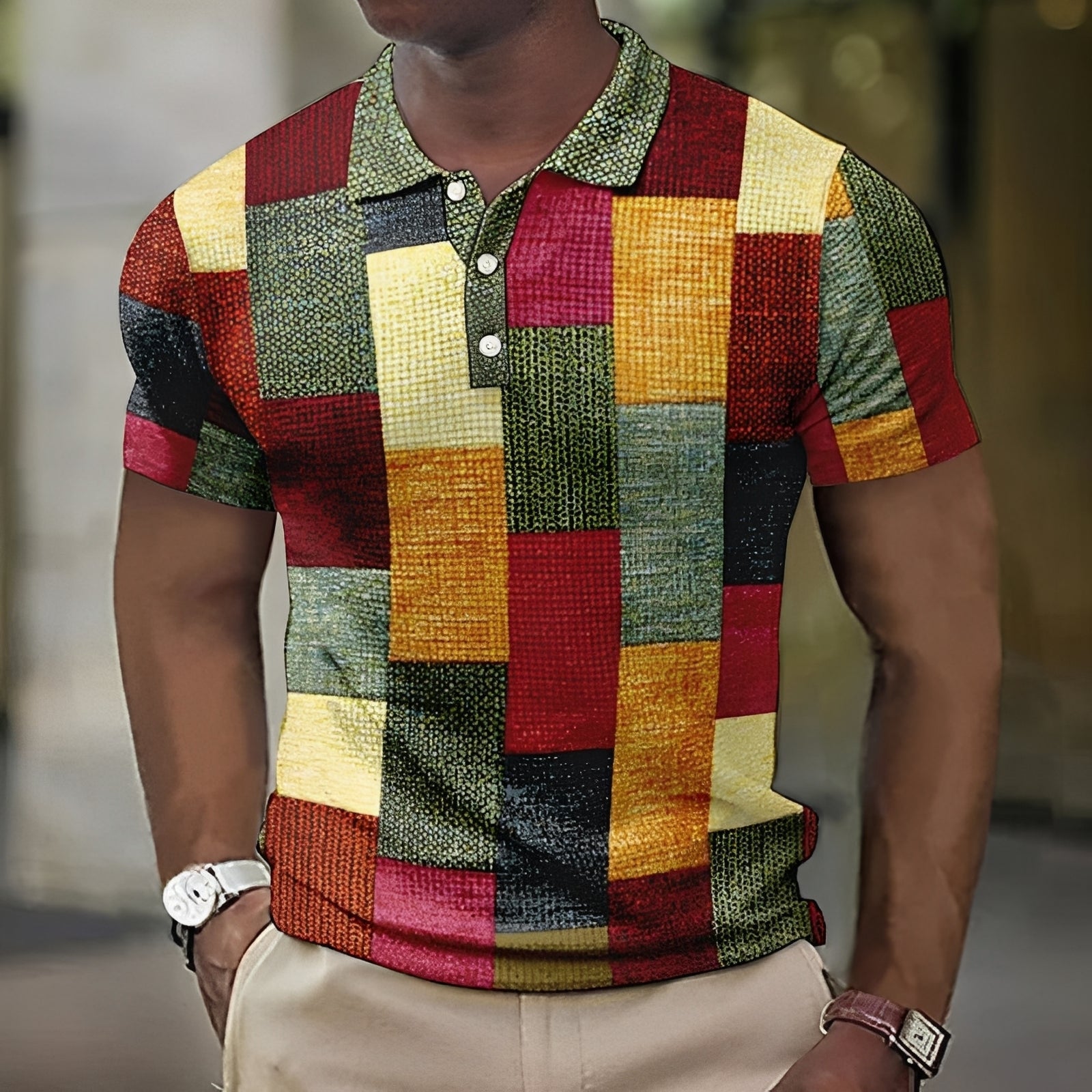 Jimmy - Chemise élégante à imprimés de carreaux