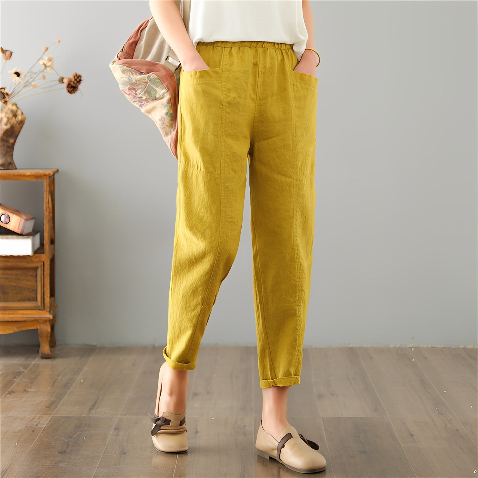Gretchen - Pantalon décontracté avec poches pour femmes