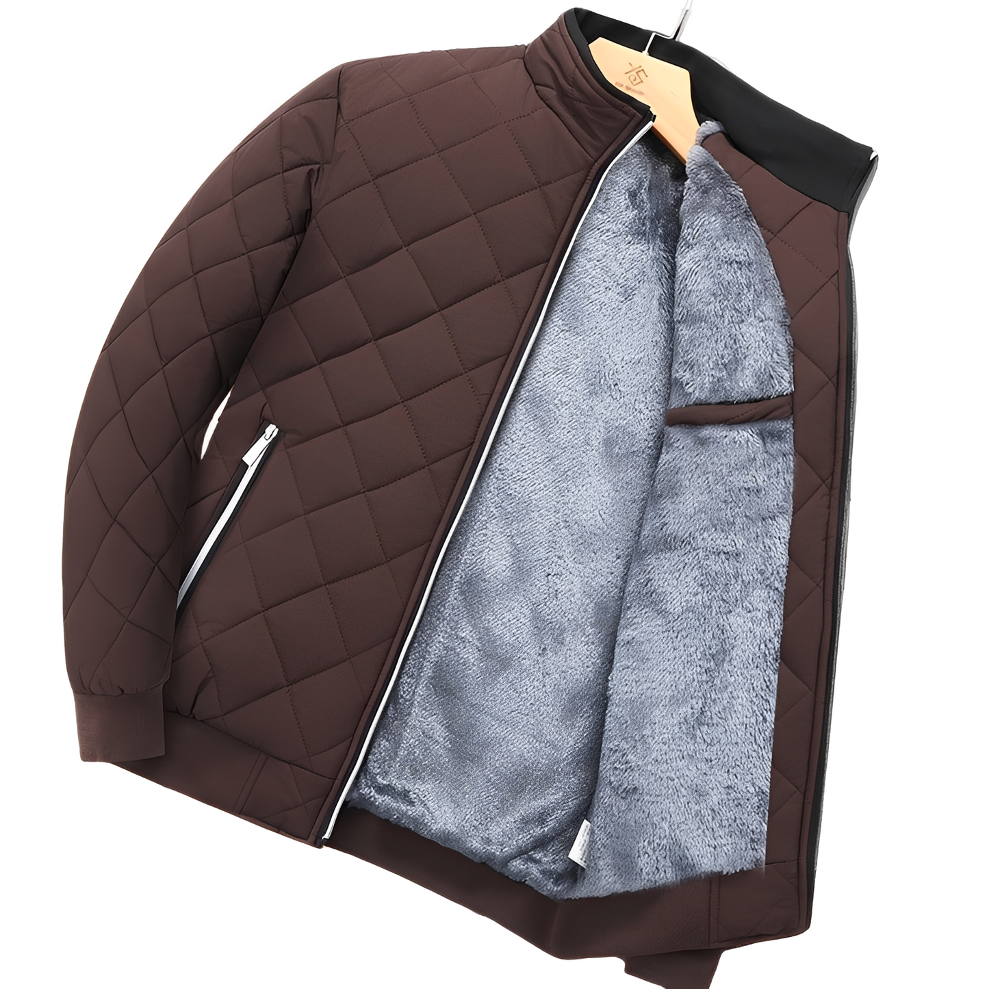 Willard - Veste chaude matelassée avec doublure polaire pour homme