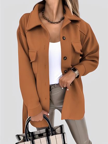 Tiffanie - Blazer en laine léger et moderne avec col à revers pour femmes