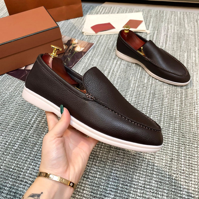 Dexter - Flat and comfortable leather shoes for men