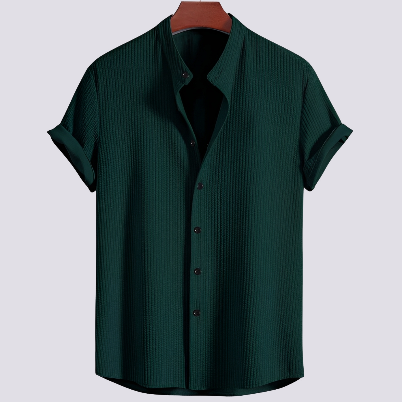 Johnny - Chemise côtelée décontractée et ample pour hommes