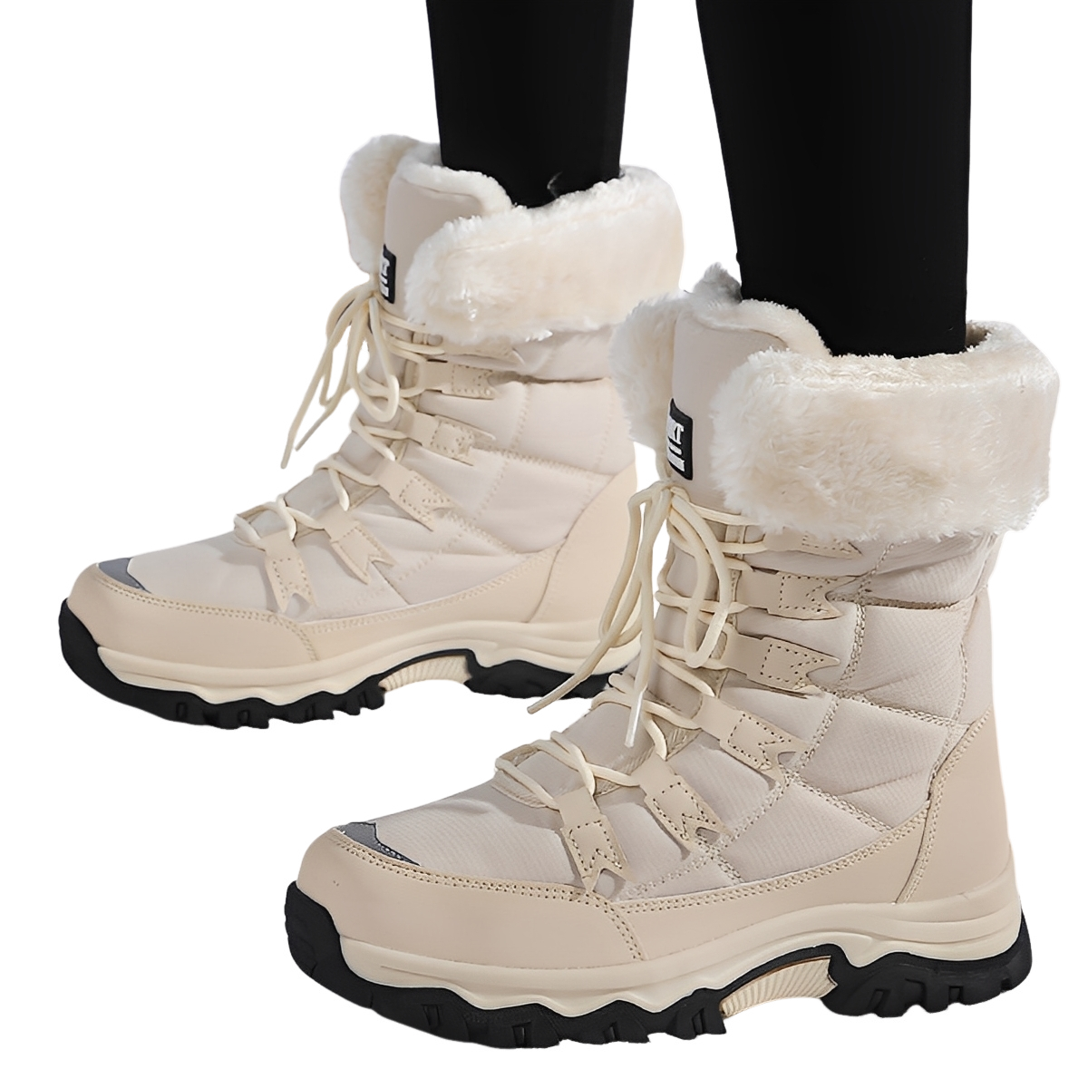 Yasmine - Warme und wasserdichte Samtstiefel für den Winter für Damen