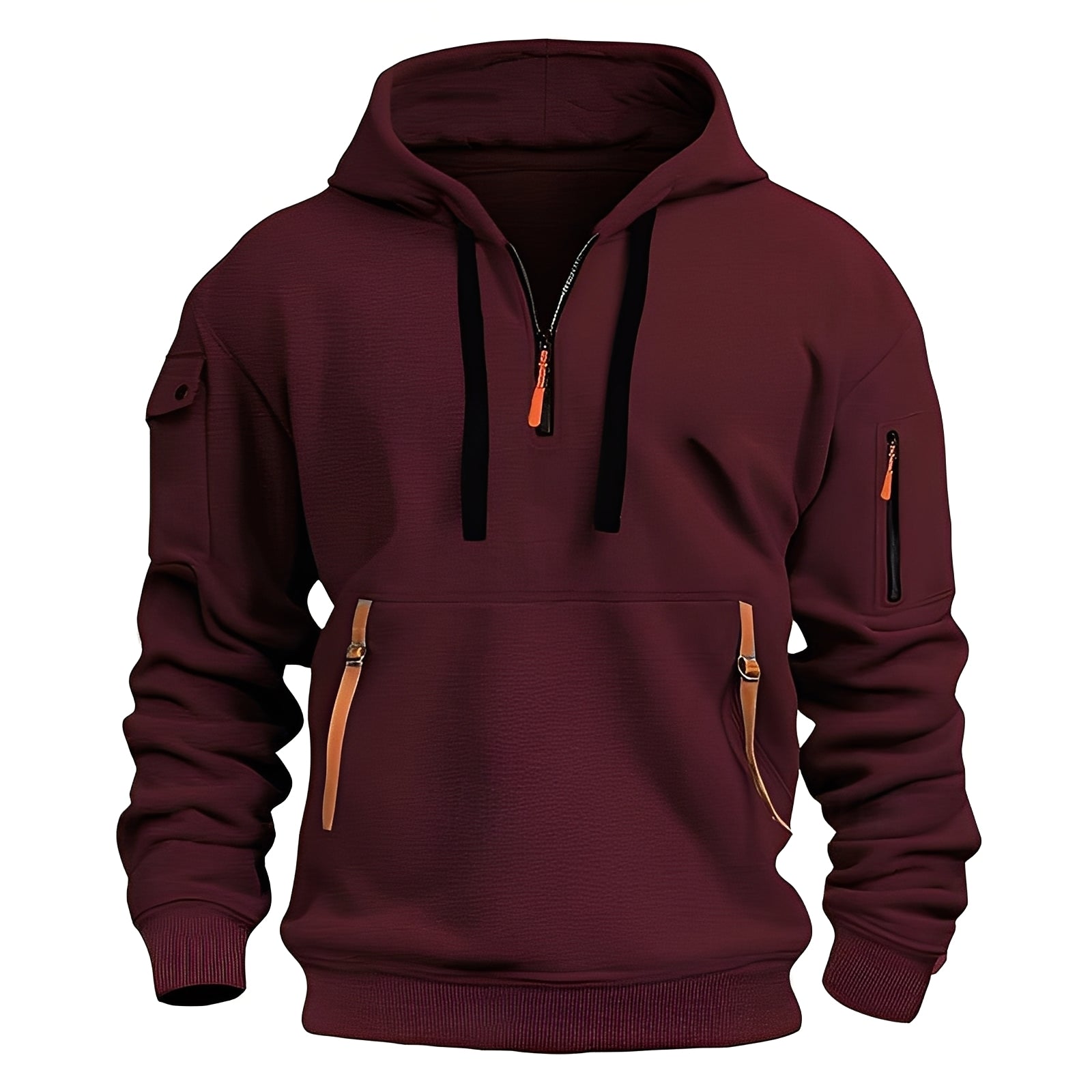 Norton - Sweat moderne à capuche avec zip pour homme