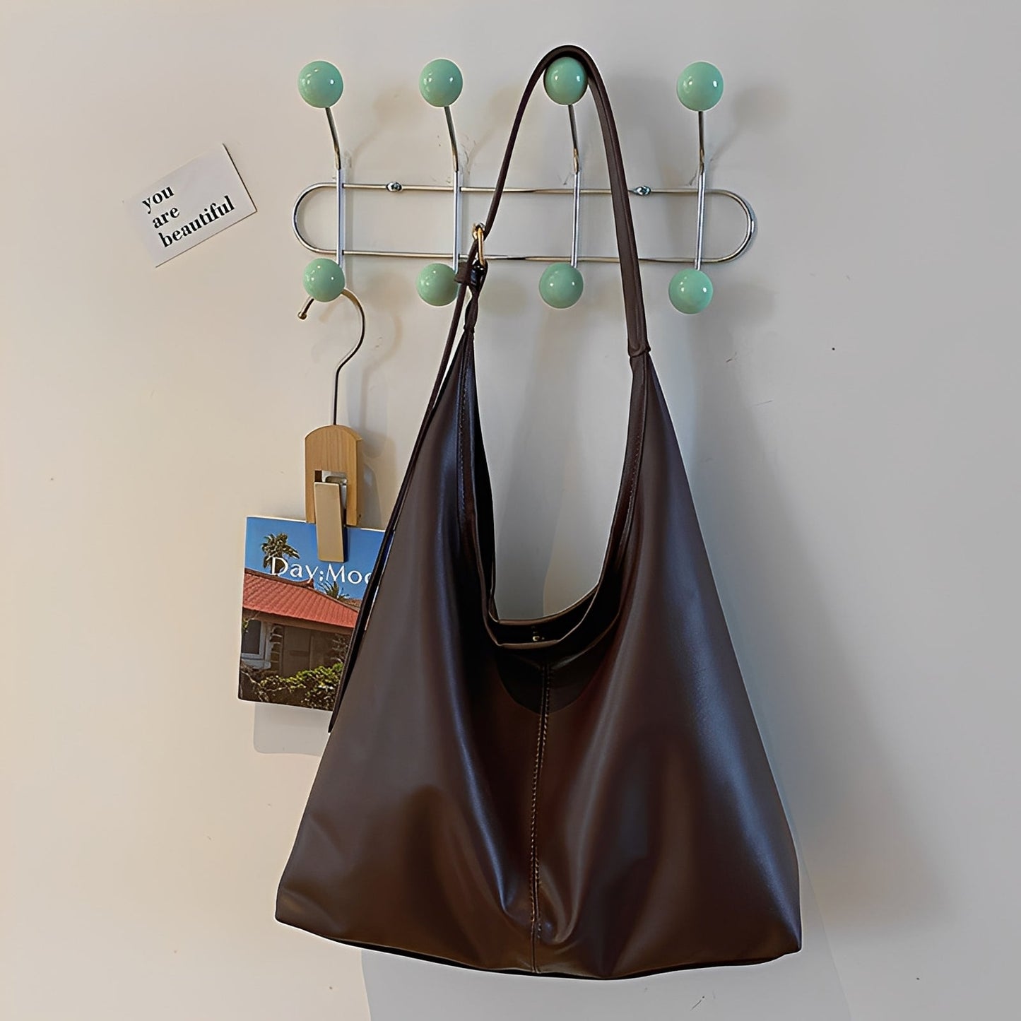 Kathleen - Sac à main décontracté en cuir pour femmes