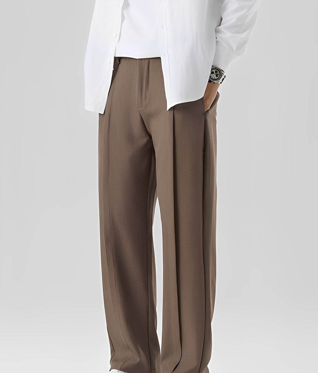 Lawrence - Pantalon Drapé Élégant