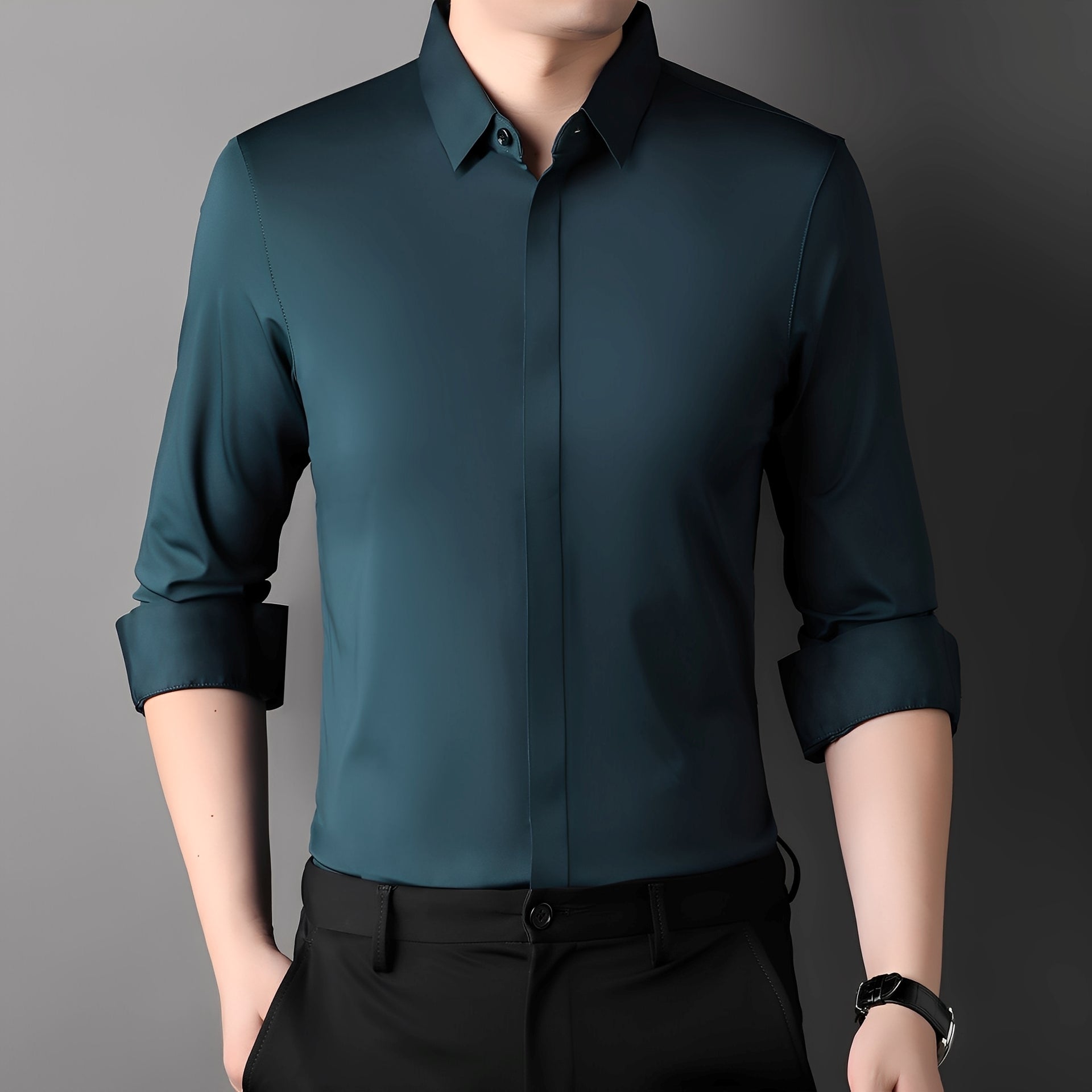 Félix - Chemise stretch infroissable pour homme