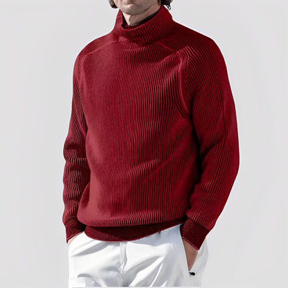 Chadwick - Pull homme en laine avec col roulé chic et douillet