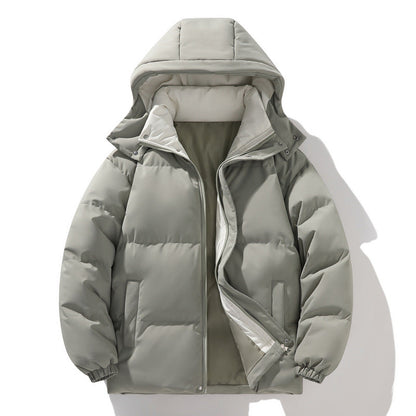 Ricky - Modern quilted coat with hood for men