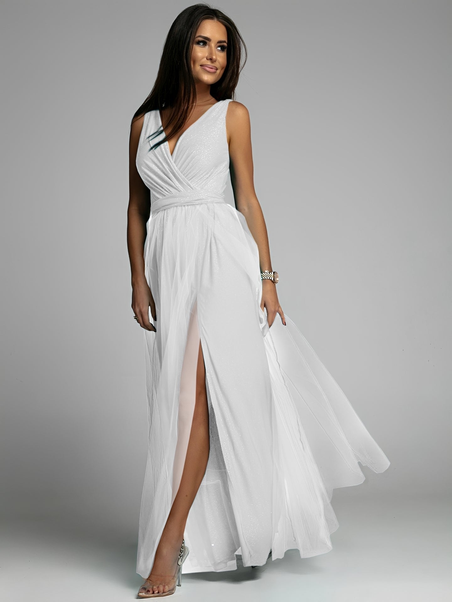 Rachael - Robe élégante sans manches pour femmes