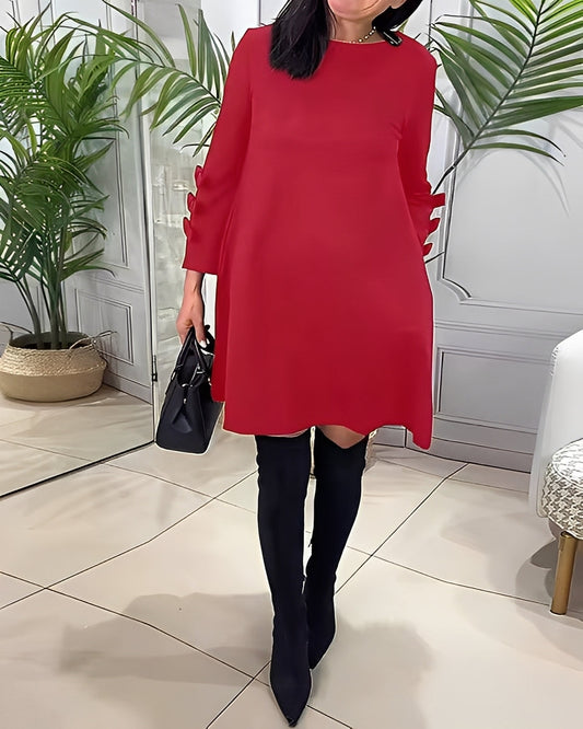 Elenora - Robe élégante à manches longues pour femmes