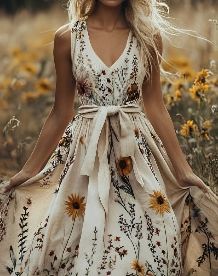 Jane - Elegantes Kleid mit Blumenmuster für Damen