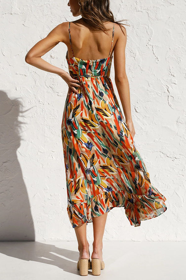 Charité – Robe midi colorée