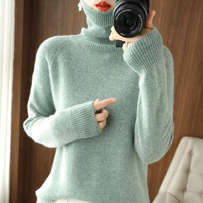 Softy - Turtleneck sweater in cashmere
