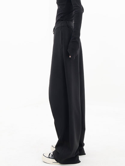Thalia – Pantalon baggy asymétrique