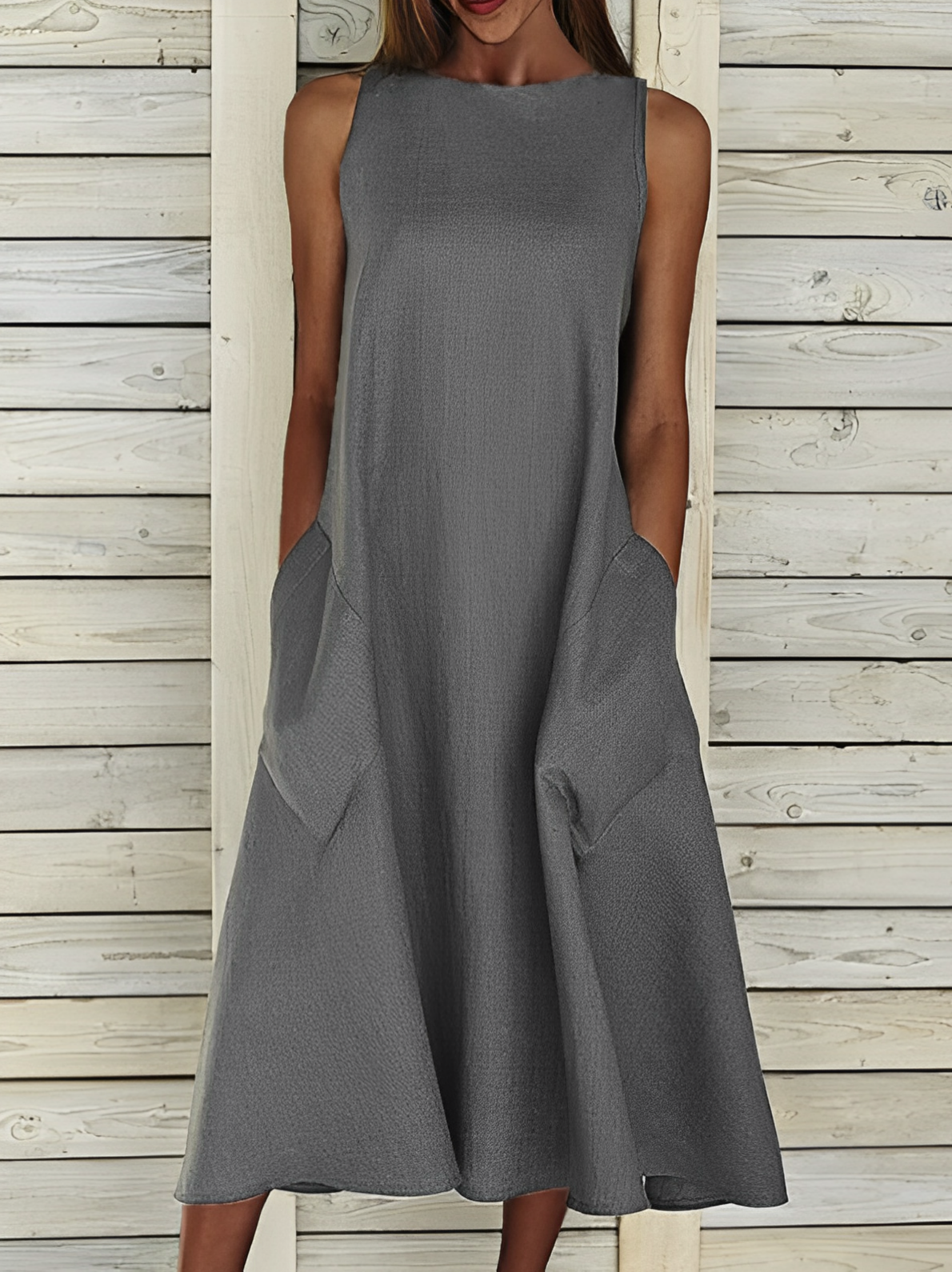 Amihan - Robe en coton simple pour toutes les occasions