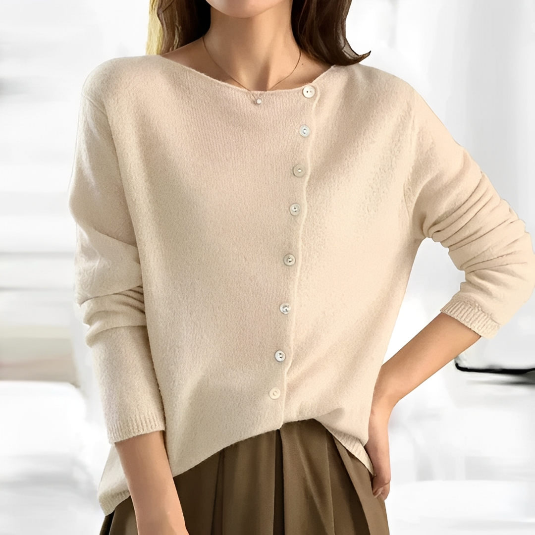 Hestia - Pull chaud et confortable à boutons pour femmes