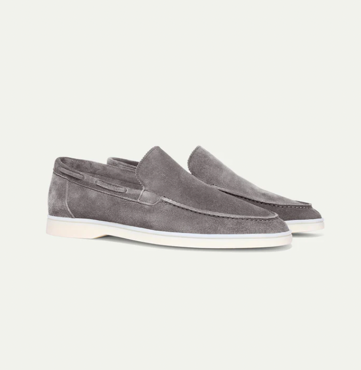 Lorenzo - Chaussures homme en cuir suédé de haute qualité
