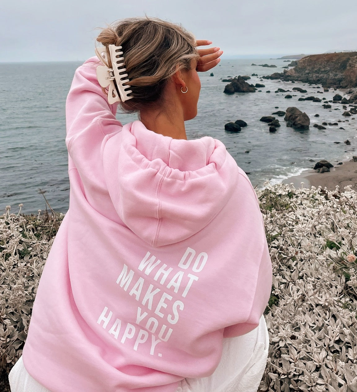 Jasmin – Sweat à capuche tendance avec inscription