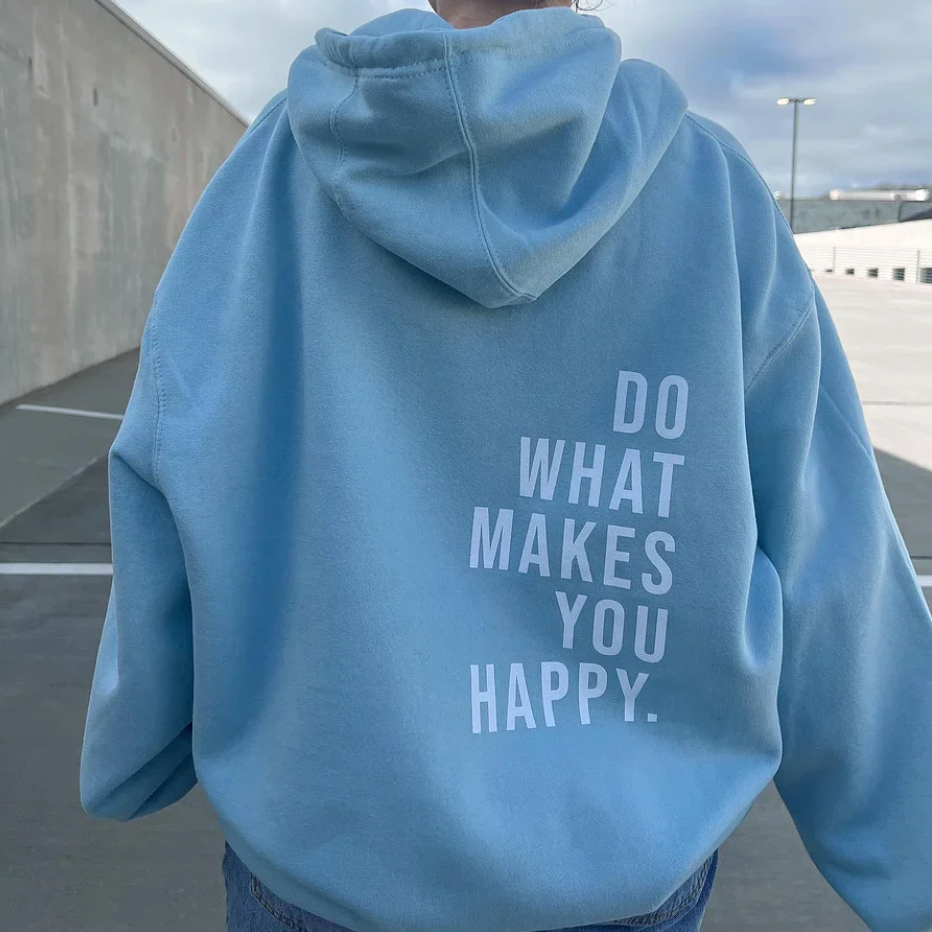 Jasmin – Sweat à capuche tendance avec inscription