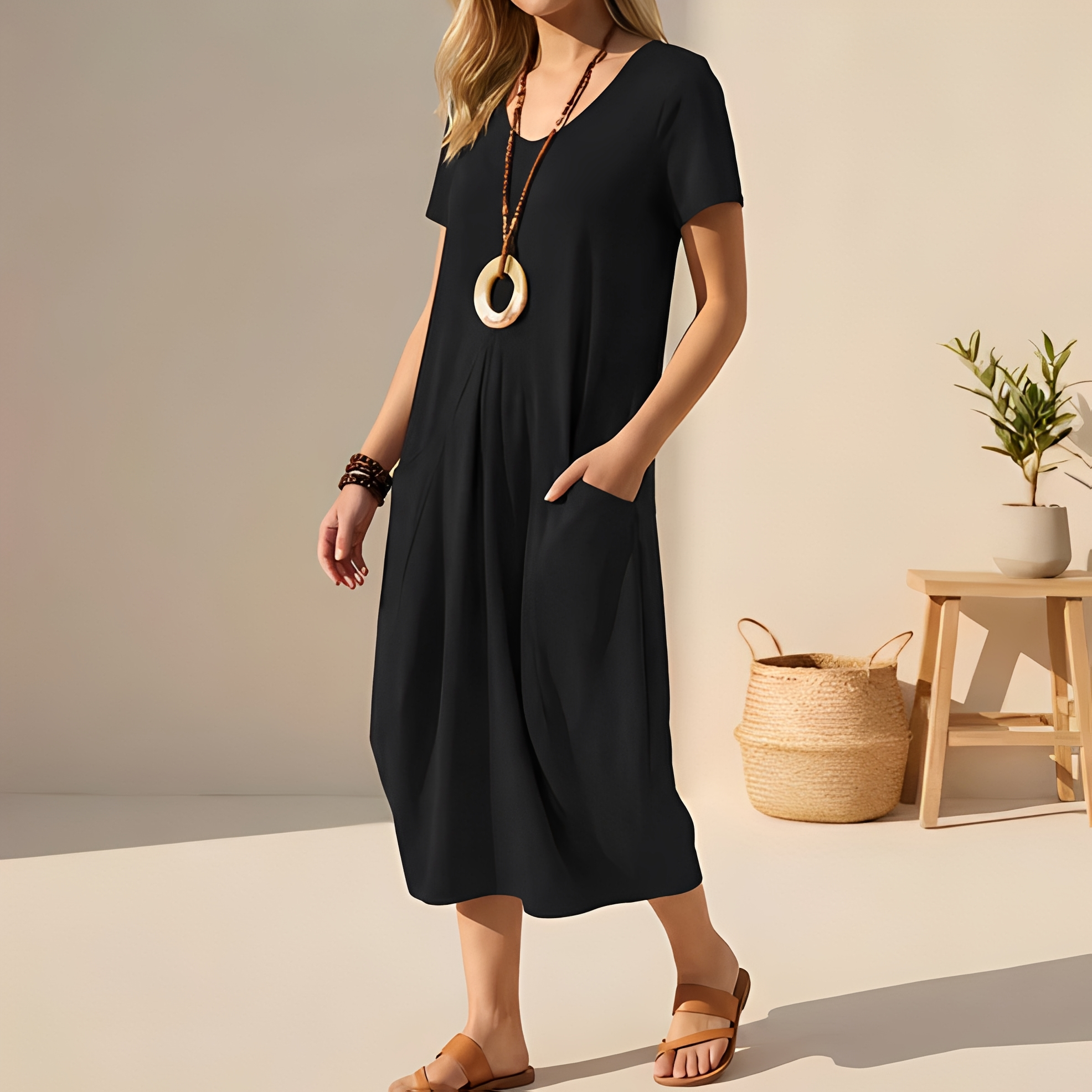 Lormelyn - Robe d'été élégante pour femme