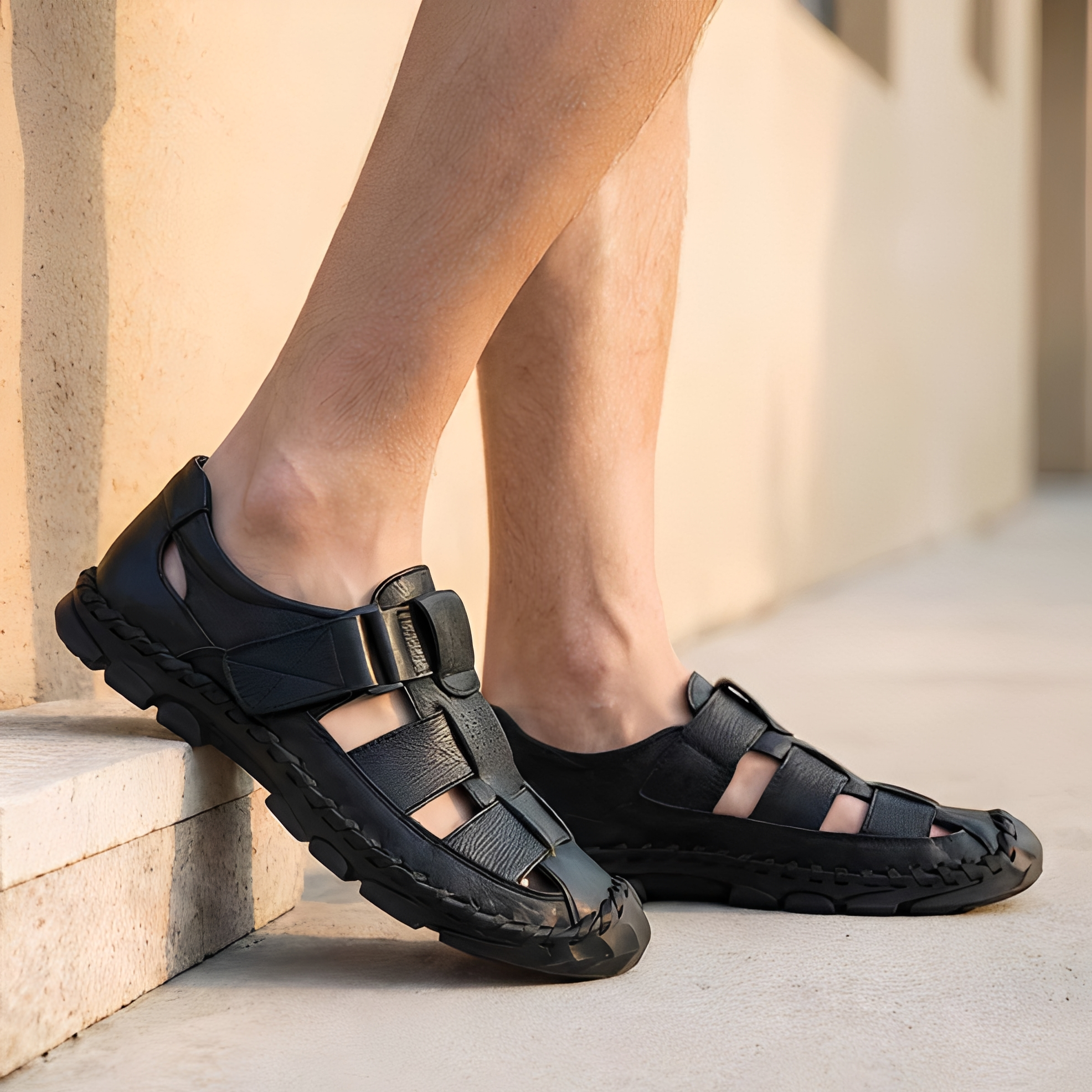 Vernard - Sandales d'extérieur tendance pour homme