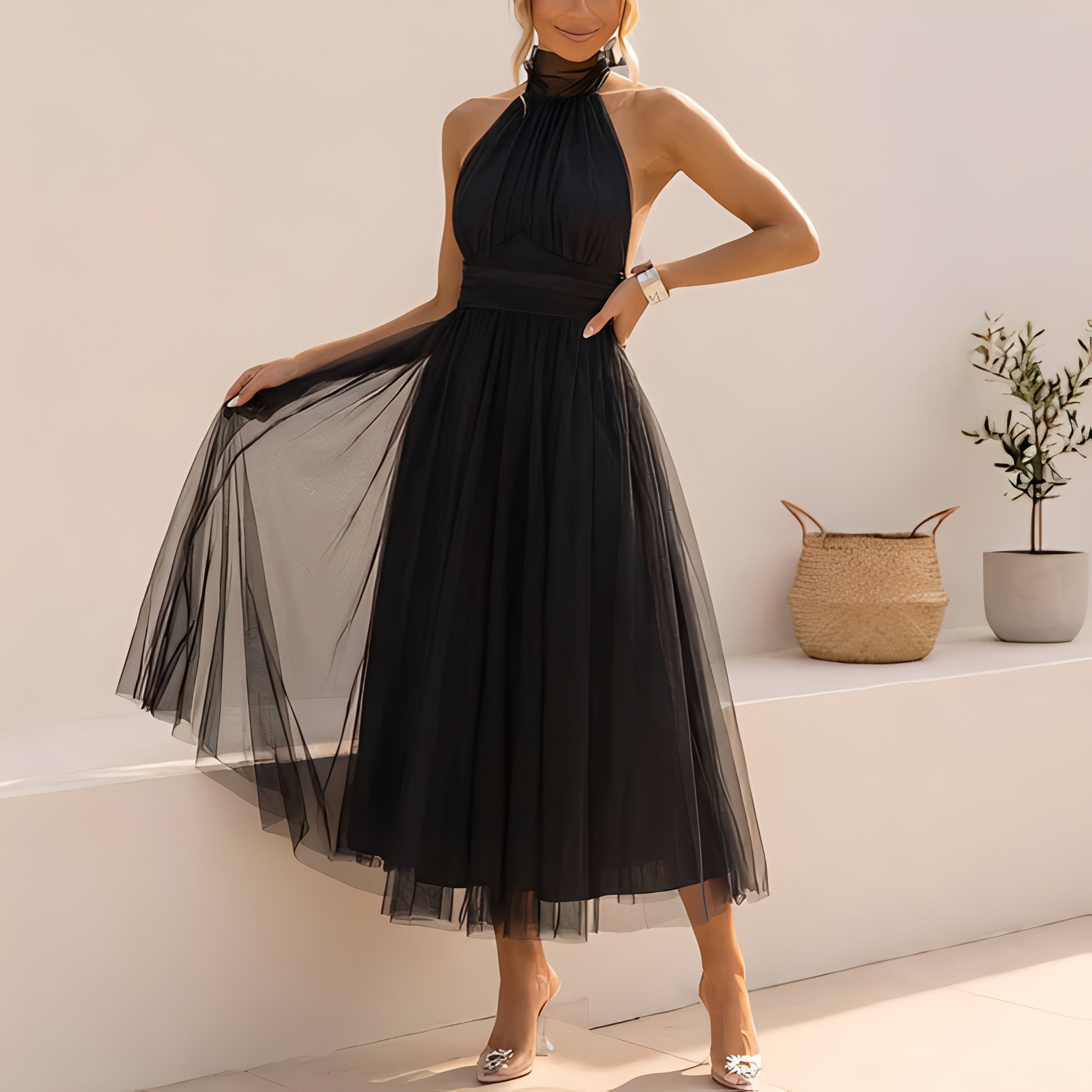 Neneta - Une robe élégante et chic pour femme