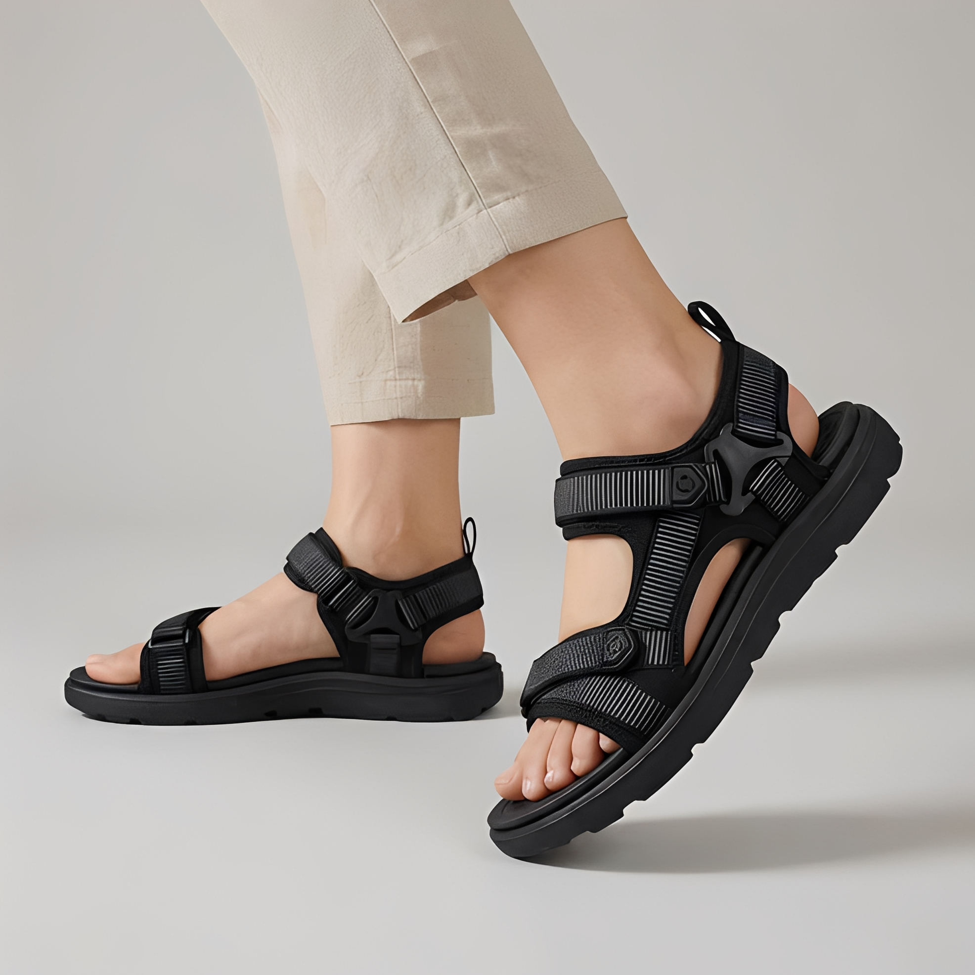 Jacob - Sandales à lanières réglables pour homme