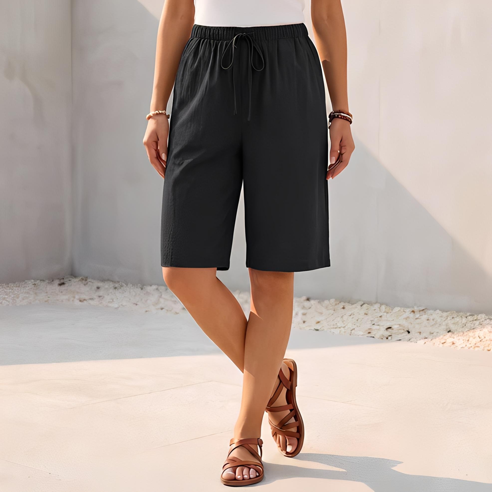 Elvey - Short d'été ample pour femme
