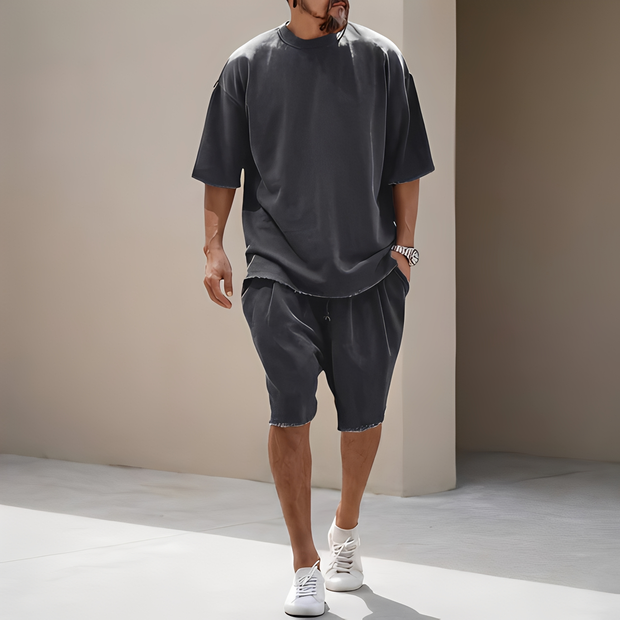 Angelo - Ensemble d'été oversize pour homme