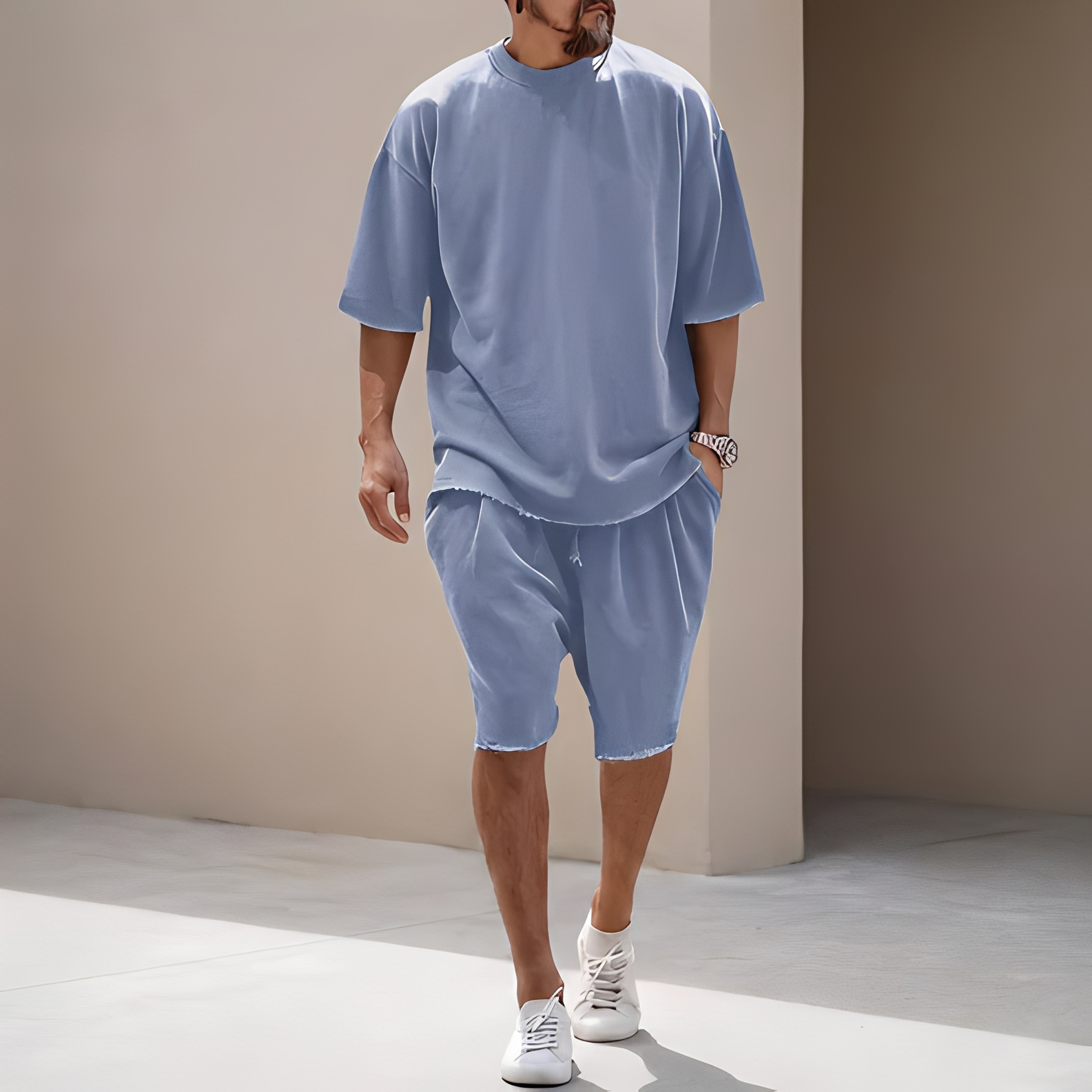 Angelo - Ensemble d'été oversize pour homme