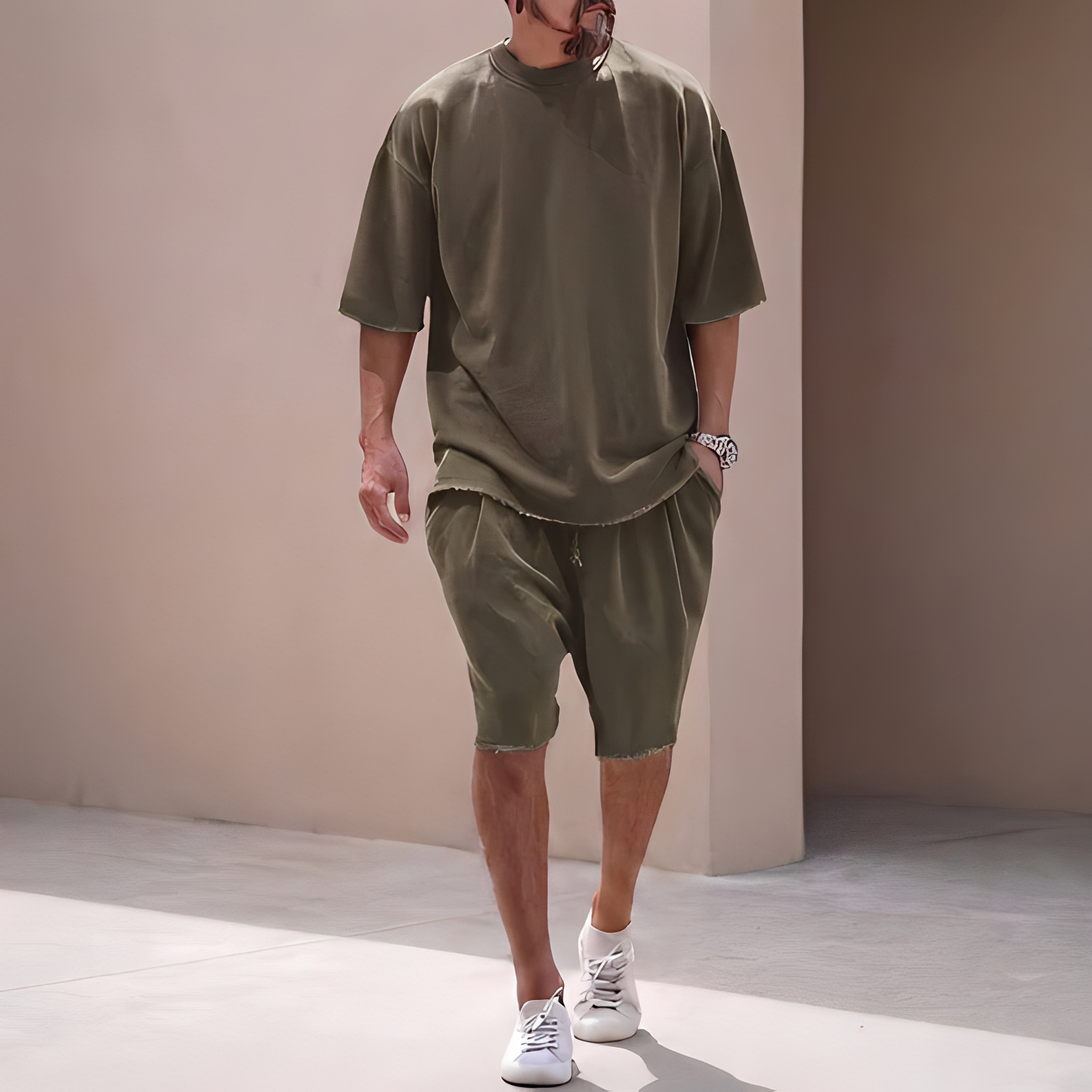 Angelo - Ensemble d'été oversize pour homme