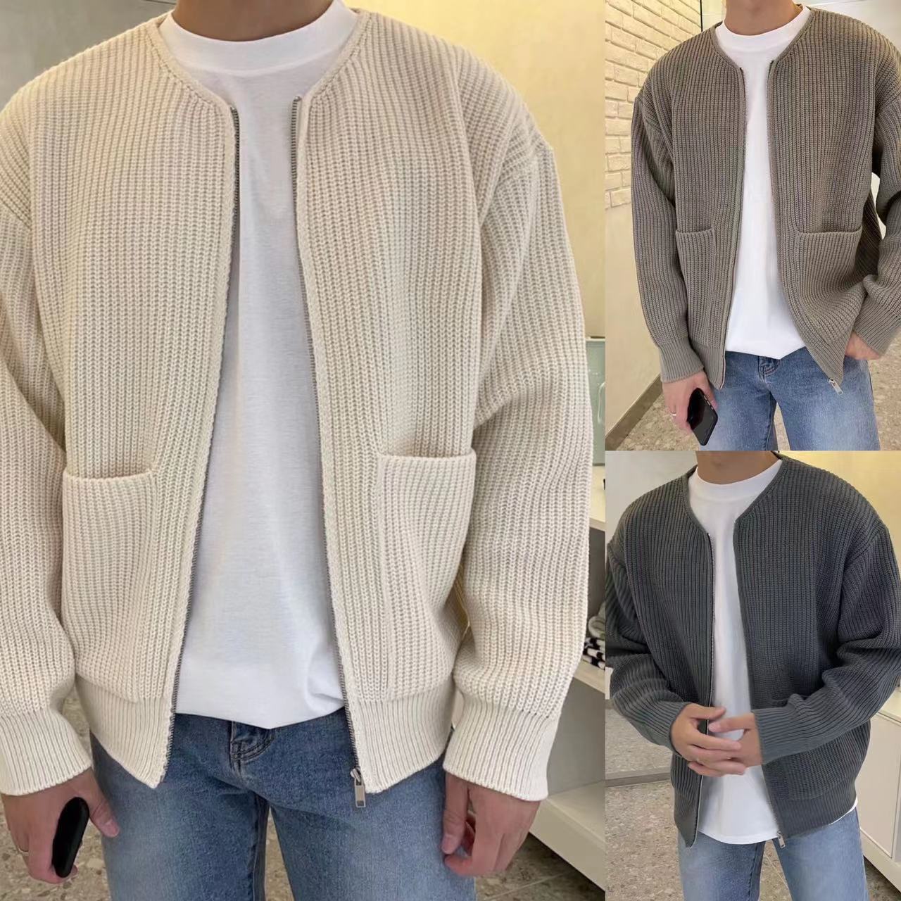 Ronan – Gilet en design maille pour hommes