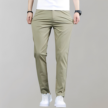Warren - Pantalon droit tendance pour homme
