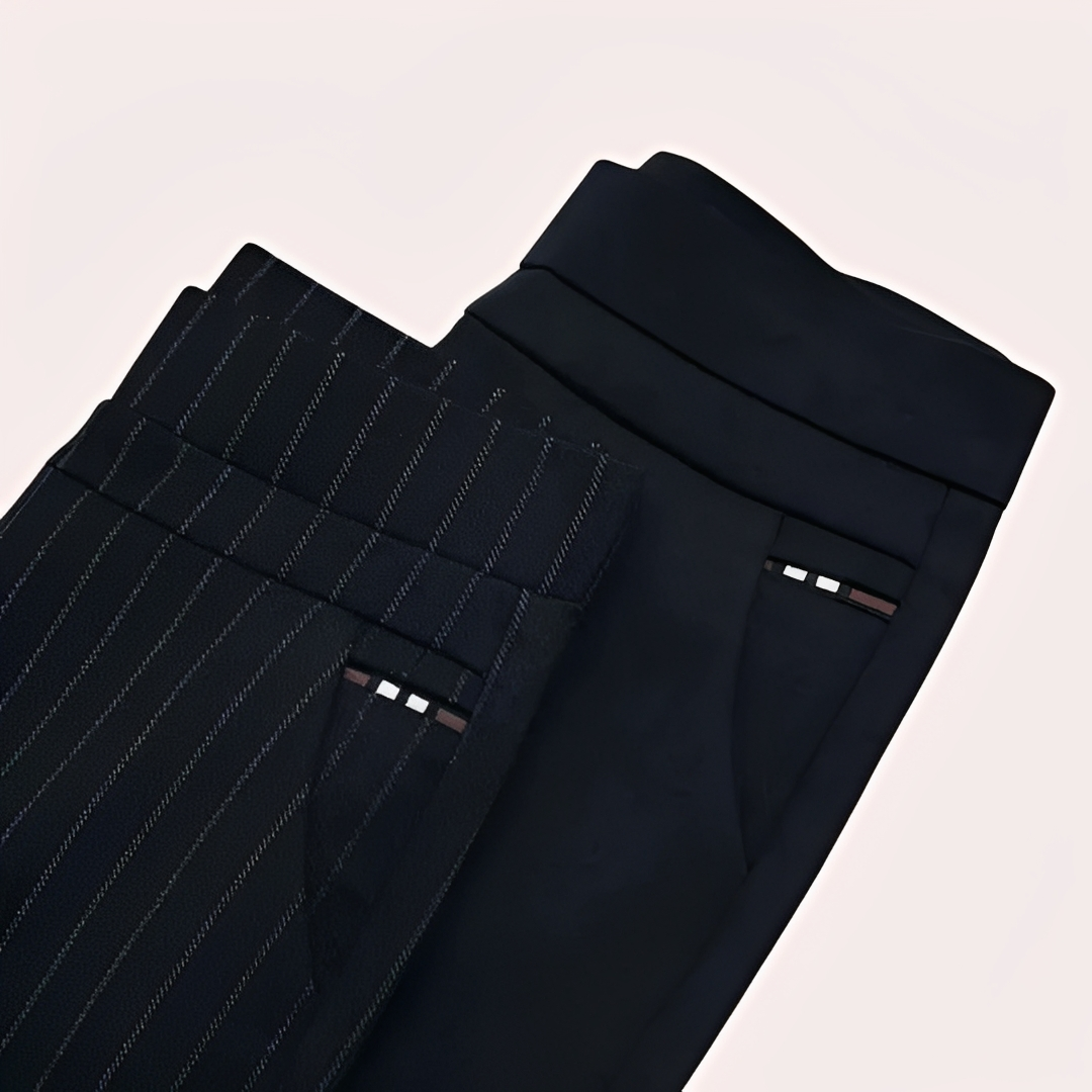 Dianne - Pantalon élastique taille haute pour femmes