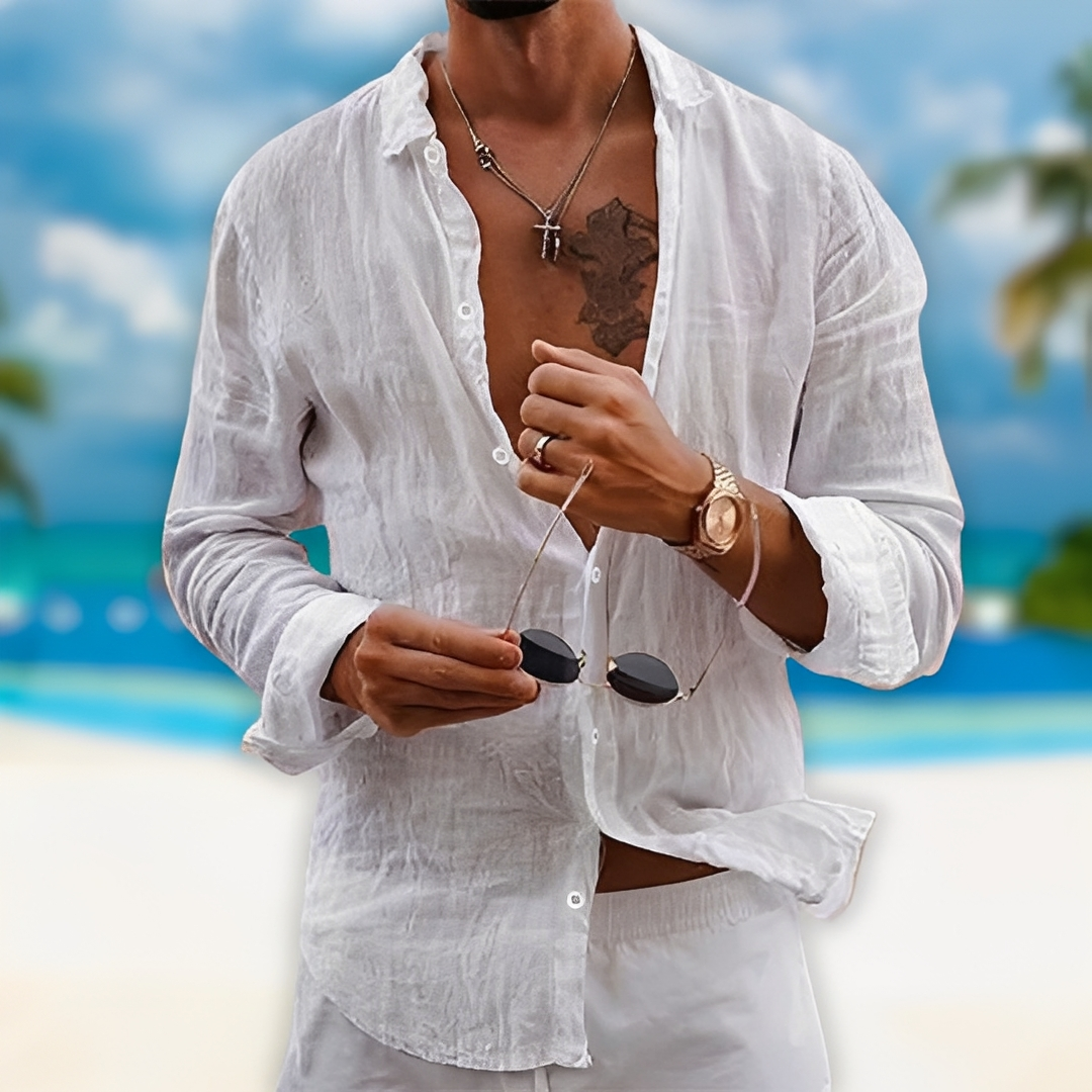 Willson - Chemise tendance pour homme pour l'été