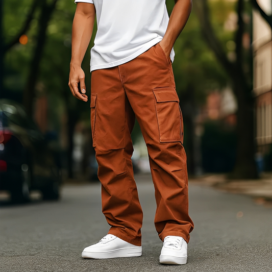 Hildo - Pantalon cargo décontracté pour homme