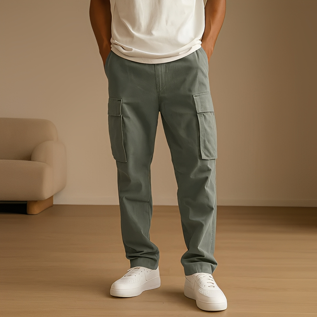 Hildo - Pantalon cargo décontracté pour homme